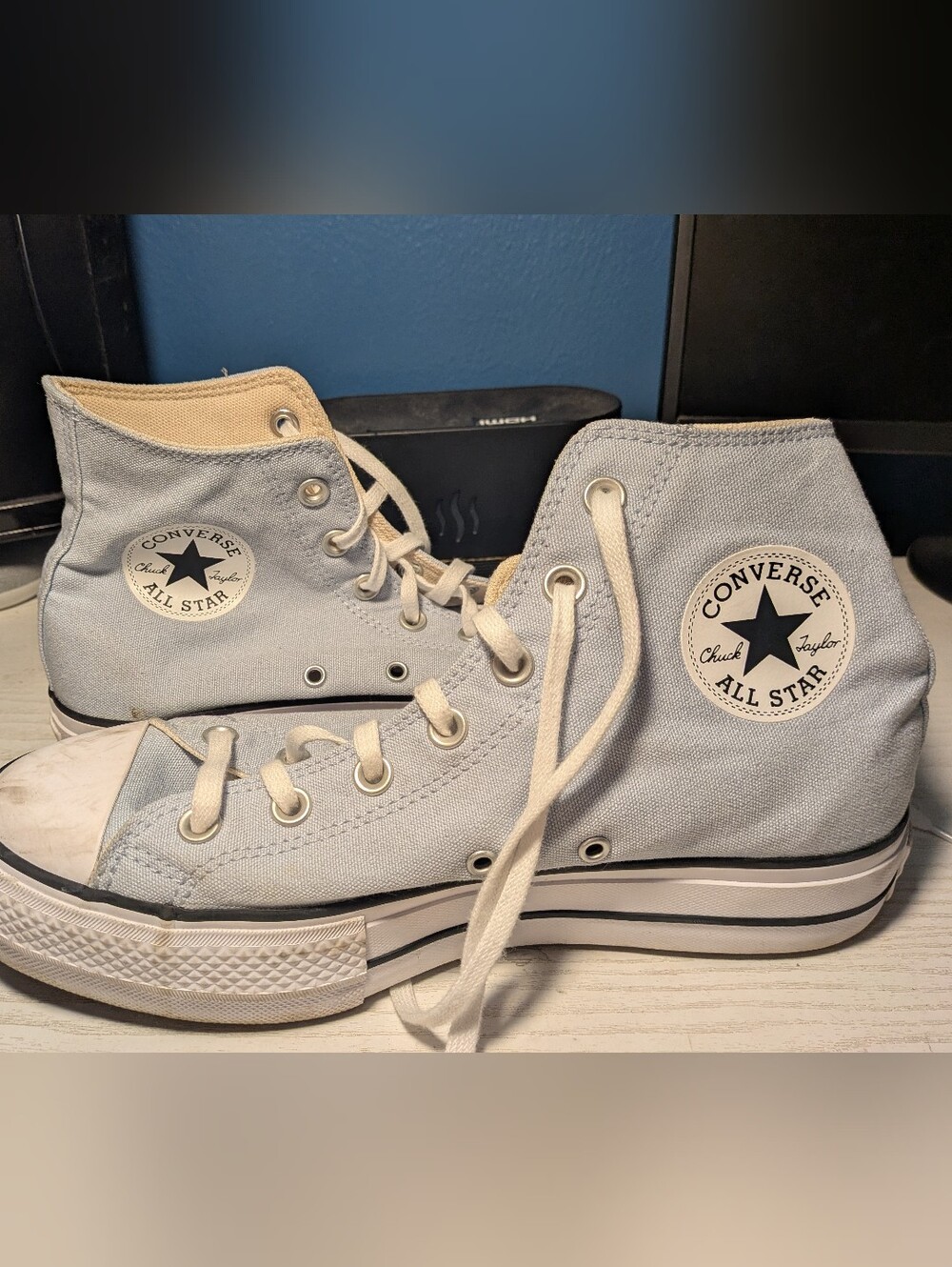 Converse Chuck Taylor All Star High Top Sneakers - Light Blue